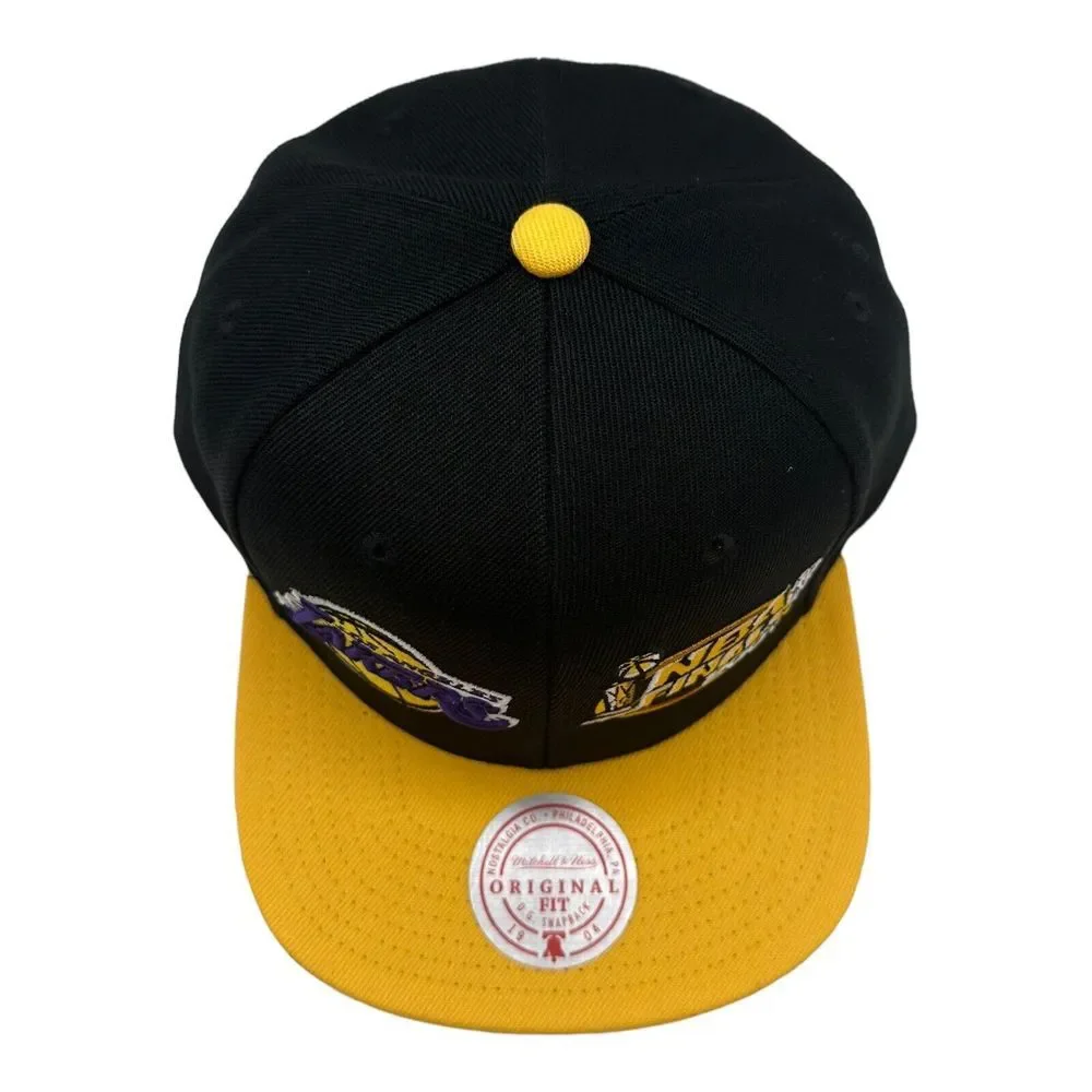 NWT Mitchell & Ness Los‎ Angeles Lakers 2001 NBA Finals Snapback Hat Cap Black